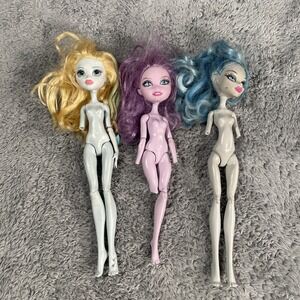 Lot of 3 Monster High Dolls Parts Missing Legs Vintage Rare Hard To Find